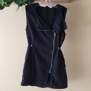 H&M • hooded zip up dress